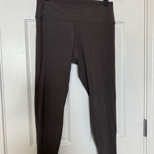 Athleta Transcend Charcoal 7/8 Leggings XL